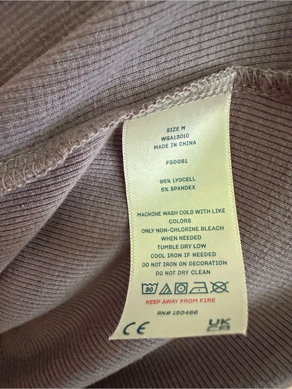 We Wander Featherstretch Rib Tee Size M NWT